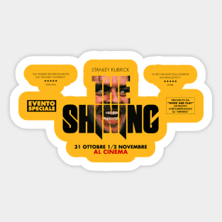 SHINING FOREIGN RE-RELEASE POSTER Sticker